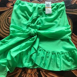 Nu Collective Strapless Blouse with Sash S “NEW”